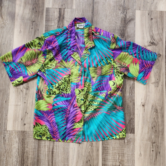 Colorful Womens Colerful Leapord Shirt - Picture 8 of 10